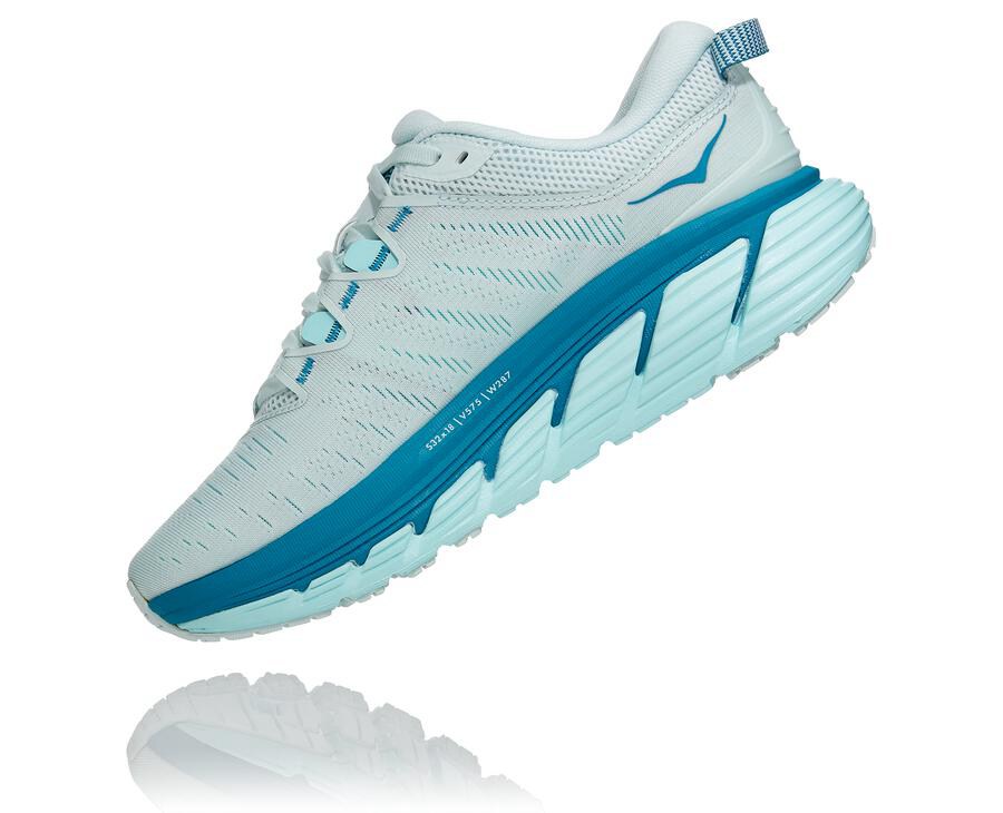 Hoka One One ランニングシューズ レディース 青 - Gaviota 3 - CS0693817